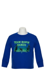 kids royal blue shirt