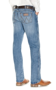 light washed wrangler jeans