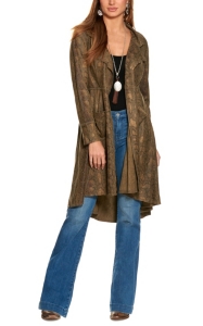 long suede jacket