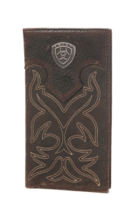 ariat boot stitched rodeo wallet