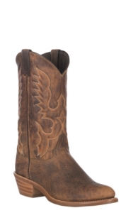 bison leather cowboy boots