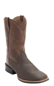 ariat men's sport wide square toe western boots