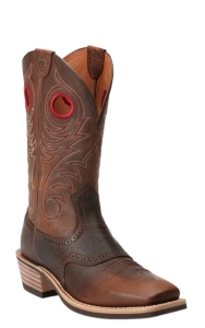 ariat heritage roughstock wide square toe