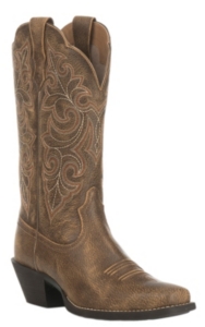 round up square toe western boot vintage bomber