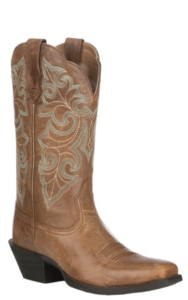 ariat women's round up square toe