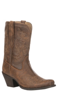 round up square toe western boot vintage bomber