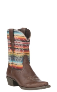 serape cowboy boots