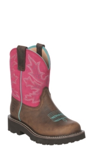 women's ariat fatbaby steel toe boots