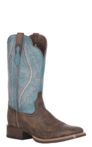 teal ariat boots