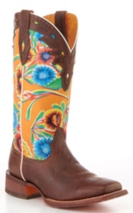 floral ariat boots