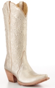 gold western boots