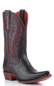 red black cowboy boots