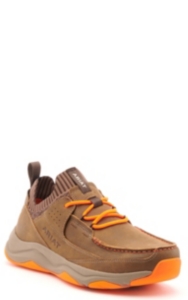 orange casual shoes