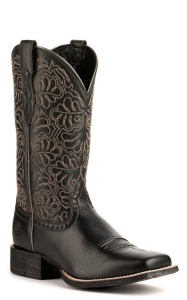 black cowgirl boots cheap