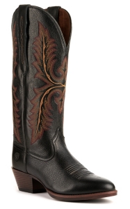 wide calf black cowboy boots