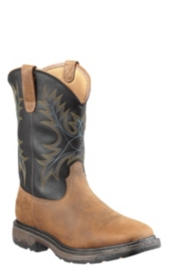 ariat steel toe square toe work boots