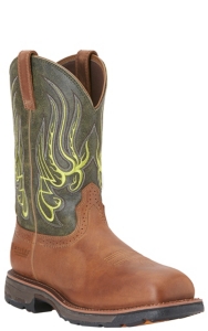 ariat square toe work boots waterproof