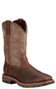 oliver western style square toe work boots