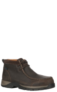 Ariat Men's Edge LTE Moc H2O Composite Toe Chukka Boot Dark Brown Leather 