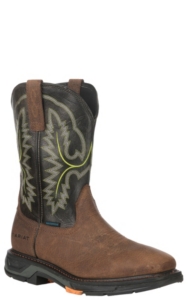 workhog xt wide square toe waterproof carbon toe work boot