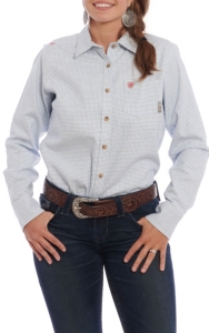 ariat white dress shirt