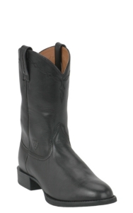 ariat black leather boots