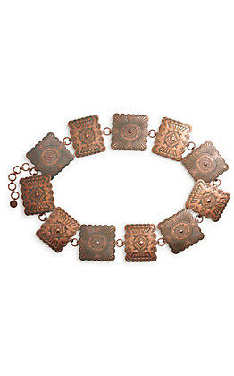 concho belts belt blessed lucky copper square cavenders