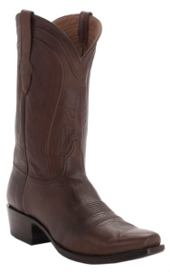 Black Jack Men's Burnished Brown Ranch Hand/Cord V-Toe Western Boots