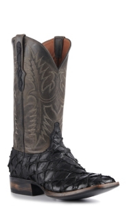 matte black cowboy boots