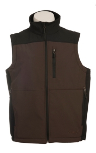 Rafter C Men's Brown & Black Softshell Vest | Cavender's