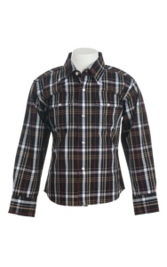 child plaid western shirt