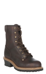 lace up logger boots