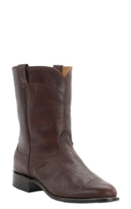 Cavender's Men's Kango Tobacco Smooth Ostrich Exotic Roper Boots