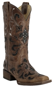 corral fleur de lis cowboy boots