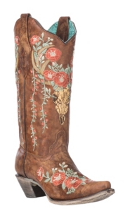 womens cowboy boots with flowers