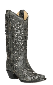 gray cowboy boots for women
