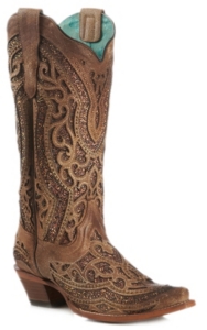 gold glitter cowboy boots