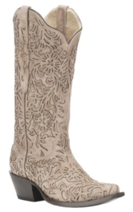 taupe cowgirl boots