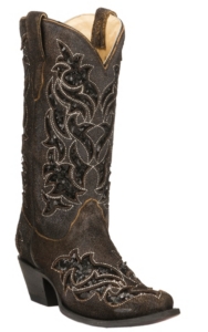 corral women's sequins inlay western boots