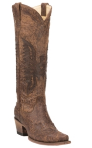 womens distressed tall boots