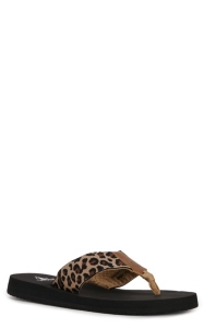 cheetah print flip flops