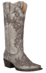 dark grey cowboy boots