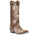 Cavender's by Old Gringo Women's Brown with White Embroidery Western ...