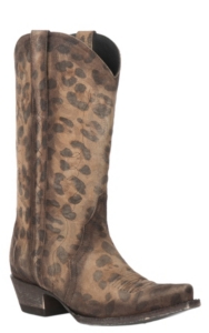 leopard print cowboy boots