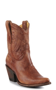tan western booties