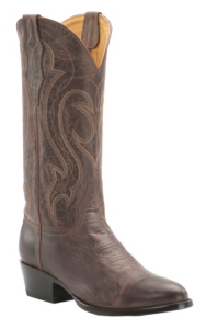 Cavender's by Old Gringo Men's Vintage Chocolate Goat Traditional Toe Western Boots