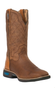Cinch WRX Men's Commander Cognac and Copper Brown Square Toe Work Boots