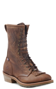 double h lace up boots