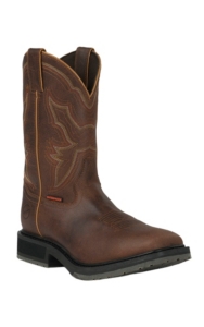 Double H Ice Collection Mens Brown Wide Square Composite Toe Work Boots