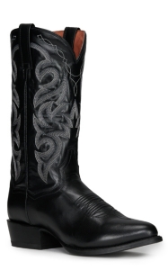 Dan Post Men's Black Marble Corona Western Boots